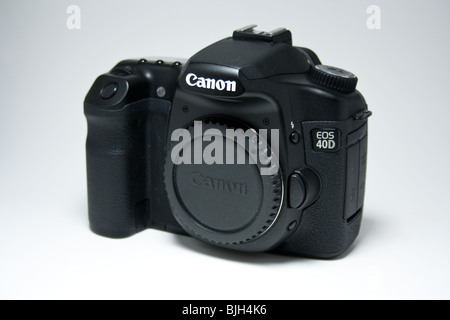 canon digital camera dslr slr advance 40d eos Japanese black product isolated Stock Photo