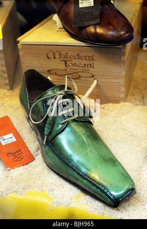 italian window display alamy similar montepulciano tuscany italy leather shoes