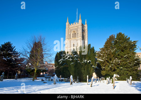 Church of St Mary Dedham Essex Spring UK village Stock Photo