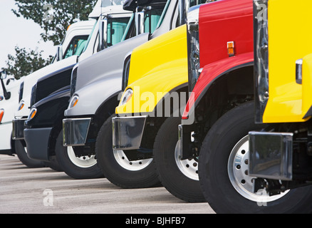 Truck cabs Stock Photo