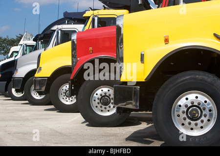 Truck cabs Stock Photo