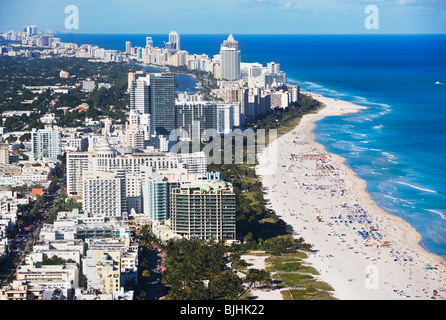 Florida coastline and cityscape Stock Photo