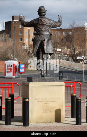 The Statue Of Bob Stokoe Outside Of The Stadium Of Light, Sunderland ...