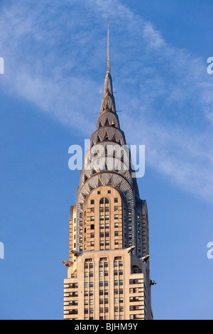 Chrysler Building in early morning light, New York City USA Stock Photo