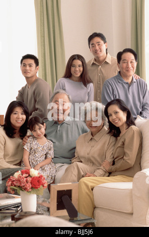 Family portrait Stock Photo