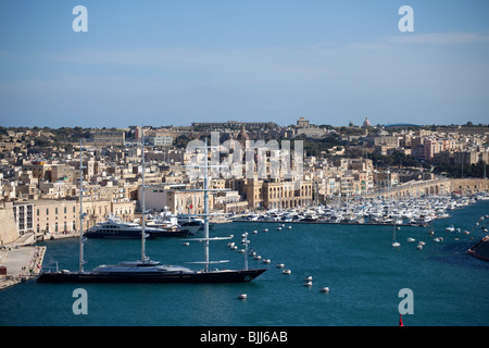 Valletta Harbour, Malta Stock Photo