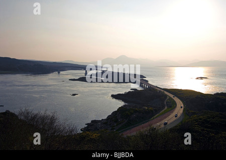 The Skye Road Bridge at Kyle of Lochalsh Stock Photo