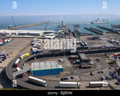 Eastern Docks, Dover, Kent, England, UK Stock Photo