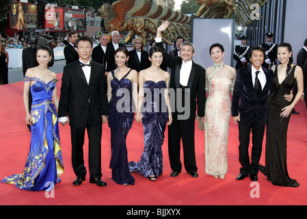 ZHANG JINGCHU SUN HONGLEI KIM SO YEUN CHARLIE YOUNG TSUI HARK UNKNOWN DONNIE YEN & UNKNOWN SEVEN SWORDS PREMIERE VENICE Stock Photo