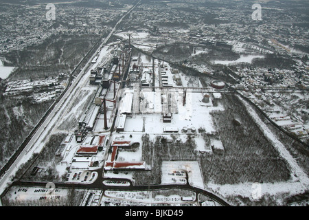 Aerial photo, opening ceremony of Ruhr2010, European Capital of Culture, Essen, Ruhr area, North Rhine-Westphalia, Germany, Eur Stock Photo