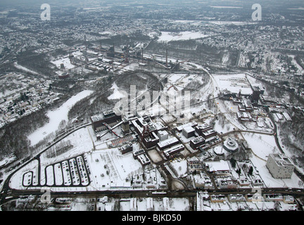 Aerial photo, opening ceremony of Ruhr2010, European Capital of Culture, Essen, Ruhr area, North Rhine-Westphalia, Germany, Eur Stock Photo