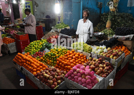 Chalai market, Trivandrum, Thiruvananthapuram, Kerala state, India, Asia Stock Photo