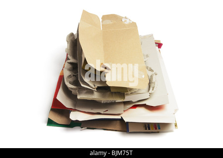 Waste Paper Products Stock Photo