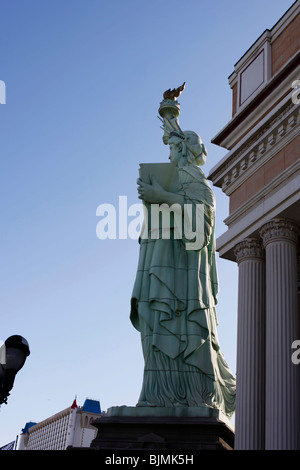 Statue of Liberty at the New York New York Hotel on Las Vegas Boulevard in Las Vegas, Nevada, USA Stock Photo