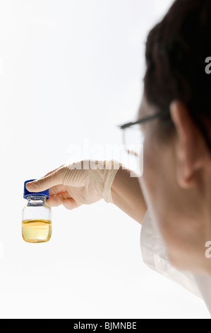 Laboratory scene in a lab for genetic analysis Stock Photo