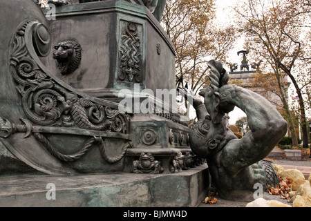 Bailey Fountain Brooklyn New York Stock Photo