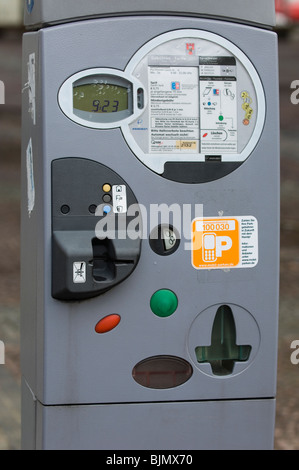 parking ticket machine Berlin Germany Stock Photo