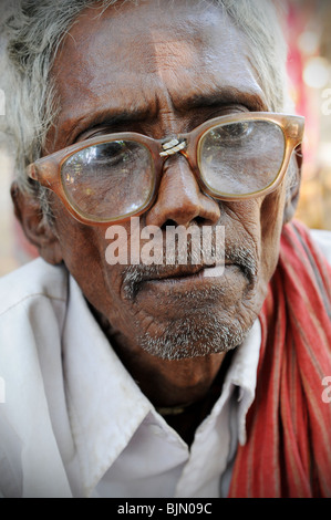Man in Dukhum, India Stock Photo