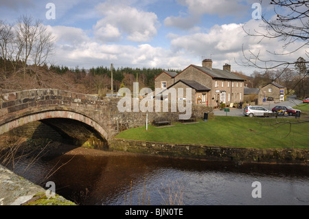 Dunsop Bridge in the Forest of Bowland Stock Photo