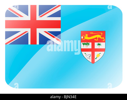 Fiji flag Stock Photo