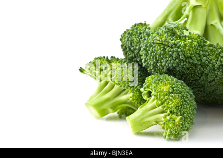 broccoli isolated on white background Stock Photo