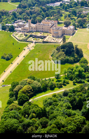 Aerial, Osborne House, East Cowes, Isle of Wight, England Stock Photo