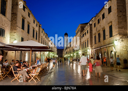 Stradum Street, Dubrovnik, Croatia Stock Photo