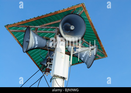 Tsunami horn in Ban Nam Khem village, Thailand Stock Photo