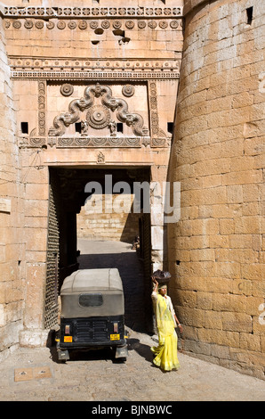 Main Gate to Jaisalmer Fort. Rajasthan. India Stock Photo