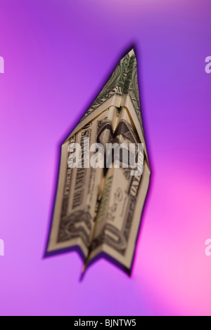 Flying banknotes Stock Photo