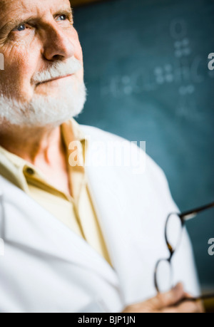 Male science teacher Stock Photo