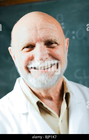 Male science teacher Stock Photo