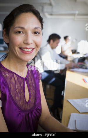 Businesswoman working Stock Photo