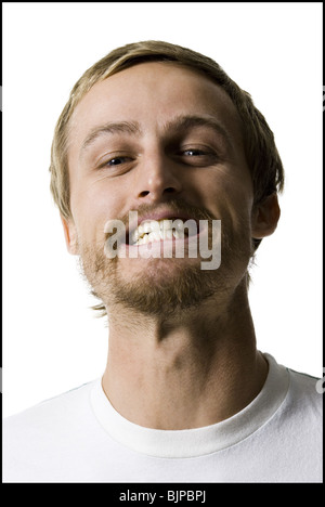 Man looking frustrated Stock Photo
