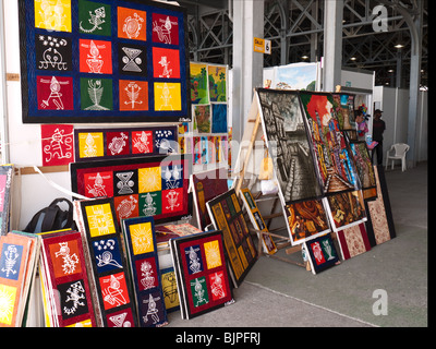 Market with Boutiques, Gift shops and Souvenirs, Havana, Cuba Stock Photo