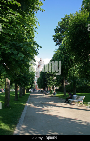 Street in Karlovy Vary.Czechia Stock Photo