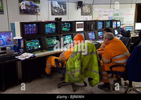 control room Stock Photo