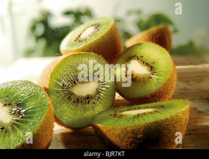 Fresh kiwi fruit food photos Stock Photo