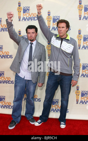 DANNY MCBRIDE WILL FERRELL 2009 MTV MOVIE AWARDS BURBANK LOS ANGELES CA USA 31 May 2009 Stock Photo