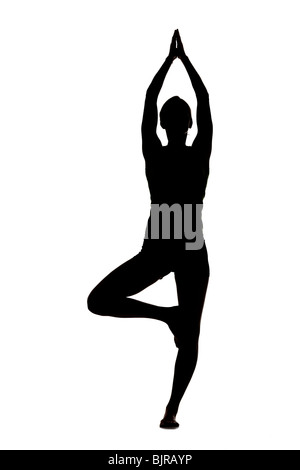 Silhouette Yoga Girl Image & Photo (Free Trial) | Bigstock
