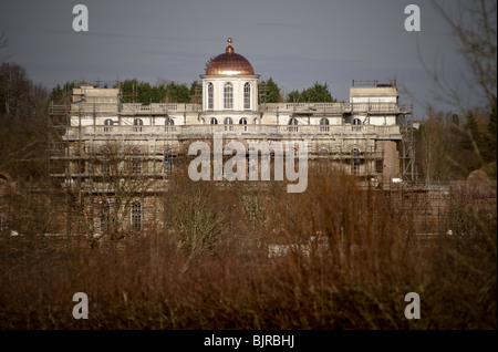 Mr Van Hoogstraten's enormous mansion near Uckfield in East Sussex, called Hamilton Palace, after Bermuda's capital, it is neo-c Stock Photo