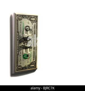 Digitally generated one dollar bill Stock Photo