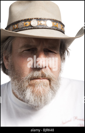 Man in hat Stock Photo