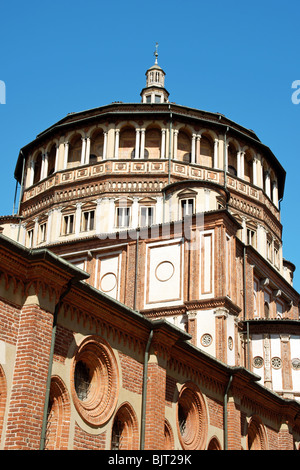 Dominican Convent and Church of Santa Maria delle Grazie in Milan, Italy Stock Photo