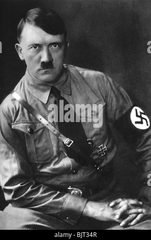 Adolf Hitler (1889-1945), German dictator, 1933. Artist: Unknown Stock Photo