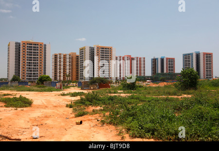 The Chinese Invasion helping in constructing housing projects on the outskirts of Luanda. Angola. Africa. © Zute Lightfoot Stock Photo