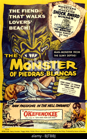 THE MONSTER OF PIEDRAS BLANCAS - Poster for 1959 Vanwick film Stock Photo