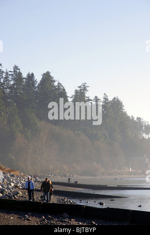 Crescent Beach, B. C., Canada - At Low Tide Exposing Barnacle Covered ...