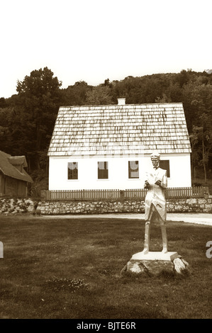 Nikola Tesla birth house in Smiljan, Croatia Stock Photo