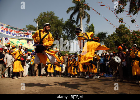 Holla Mohalla,Festival,Traditional,Indian,People,Anandpur Sahib, Punjab,Panjab Stock Photo